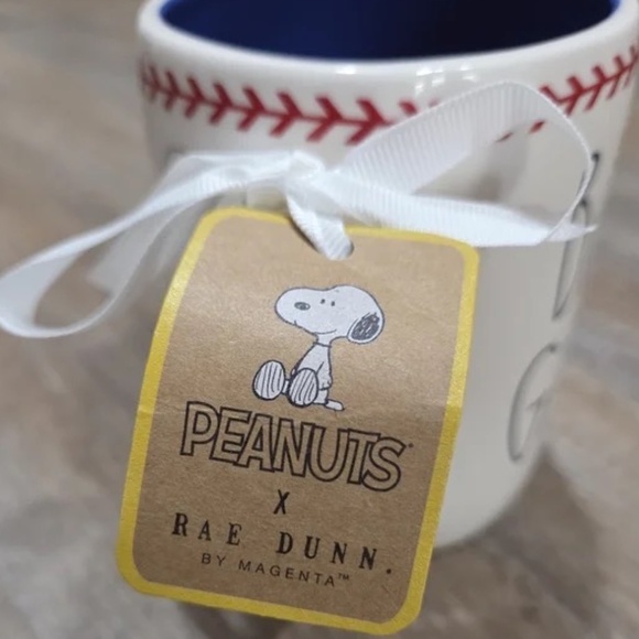 Peanuts + Rae Dunn Baseball Mug | NWT | Gift Ready - Picture 2 of 4